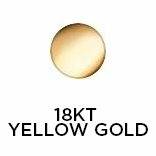 CRISLU Bezel Inside Out Hoops Finished in 18kt Yellow Gold - ICE