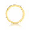 CRISLU Prism II Eternity Band finished in 18kt Gold - ICE