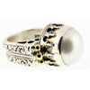 Reve Jewelry Large Mabe Pearl Ring- 14kt & Sterling Silver - ICE