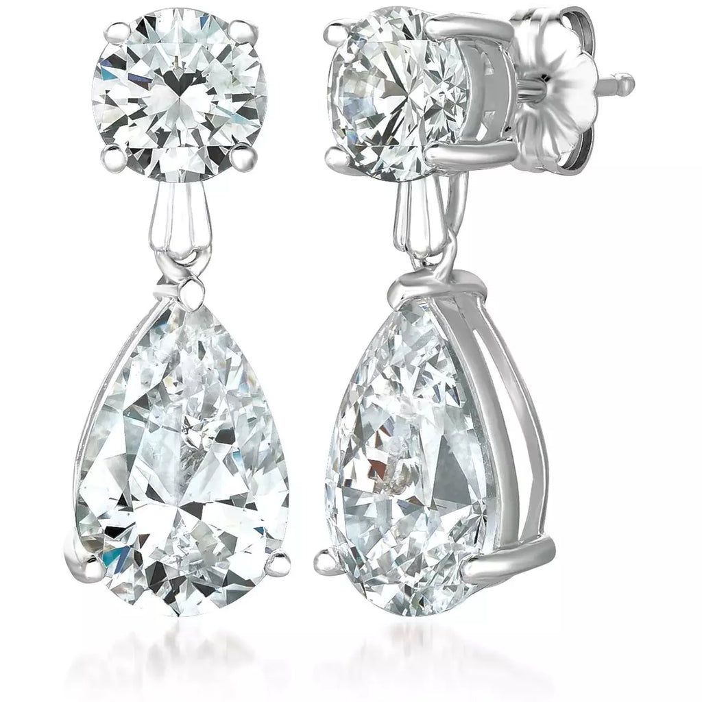 Crislu earrings platinum online plated