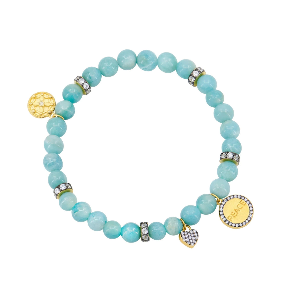 Freida Rothman Beaded Stretch Bracelet– ICE