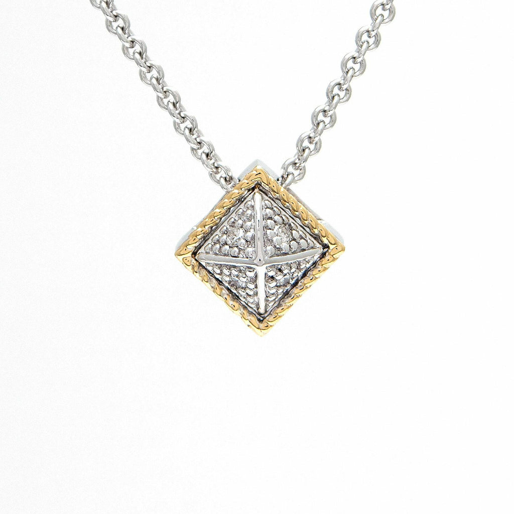 Andrea Candela 18K Silver Diamond Necklace - ICE