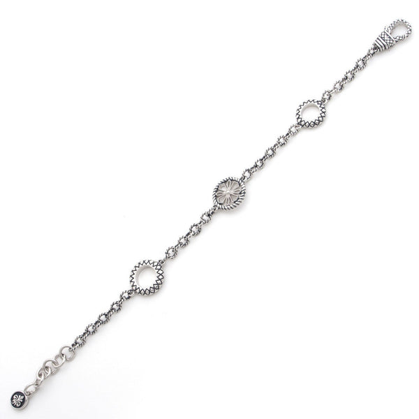 Andrea Candela Sterling Silver Bracelet - From the Pasion De Plata Collection - ICE