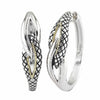 Andrea Candela Twisted Cable Hoop Earrings -Conexion Collection - ICE
