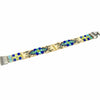 Chili Rose Tiffany Aztec Bracelet - Blue -Green - Ivory - ICE