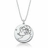 CRISLU ARIES - ZODIAC NECKLACE FINISHED IN 18KT YELLOW GOLD - ICE