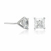 Crislu Classic Princess CZ 4.0 cttw Sterling Silver Platinum Studs Earrings - ICE