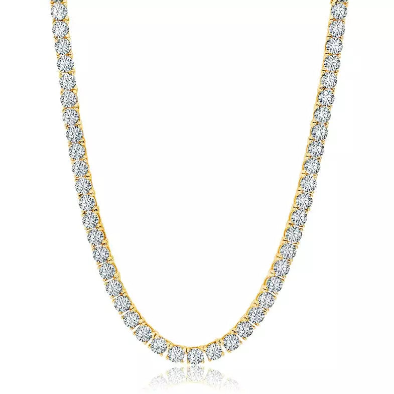 Crislu Classic Cubic Zirconia Tennis Necklace - 16 in