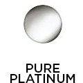 CRISLU Large Sapphire Bezel Eternity Band Finished in Pure Platinum - ICE