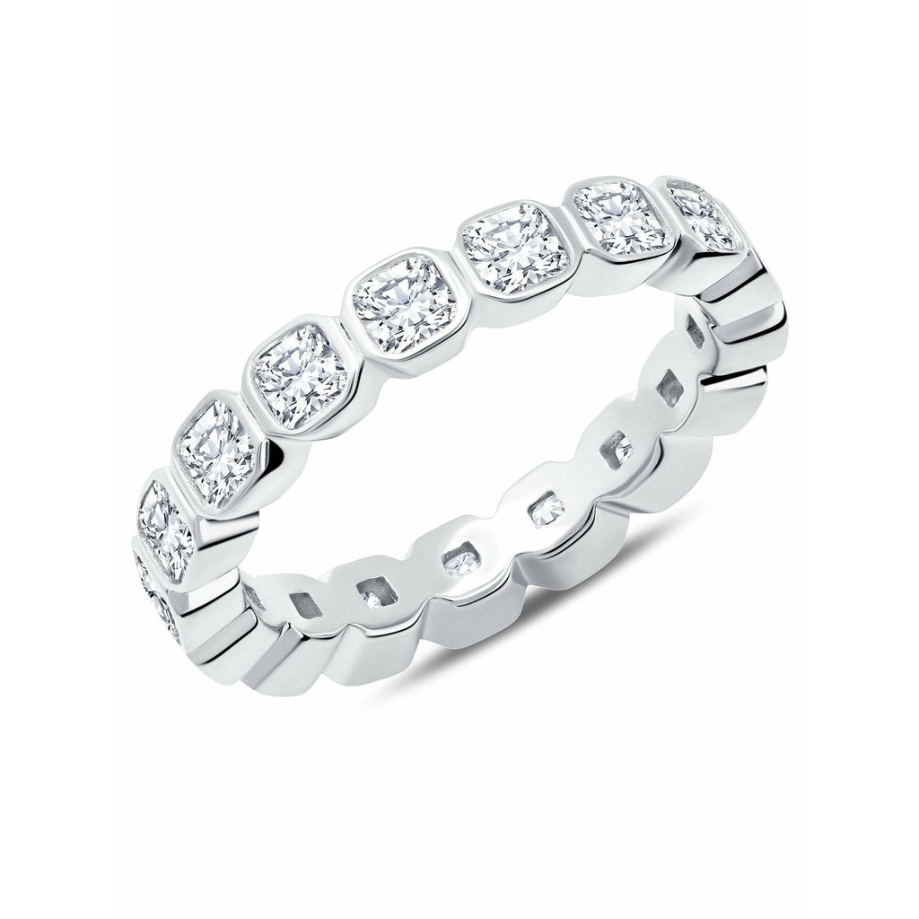 CRISLU Opulence Ring in Platinum - ICE