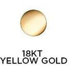 CRISLU Pave Circle Bangle In 18kt Yellow Gold - ICE