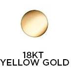 CRISLU Pave Circle Bangle In 18kt Yellow Gold - ICE