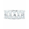 CRISLU Posh Trillion Cubic Zirconia Eternity Ring Finished in Pure Platinum - ICE