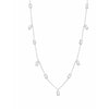 Crislu Prism Baguette 16" Necklace finished in Pure Platinum - ICE