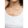 Crislu Prism Baguette 36" Necklace finished in Pure Platinum - ICE