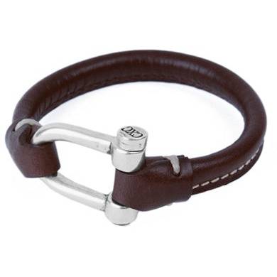 CXC Leather Bit Bracelet- Unisex - ICE
