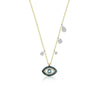Meira T Blue Diamond Evil Eye Necklace - ICE