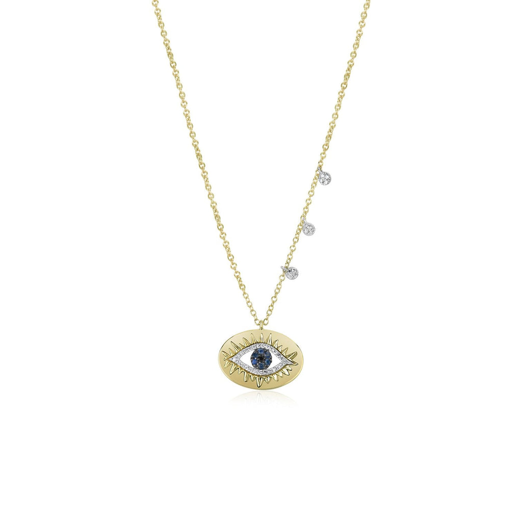 Meira T Link Chain Evil Eye Necklace - ICE