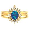 TAI Opal Stackable Crown Ring Set - ICE