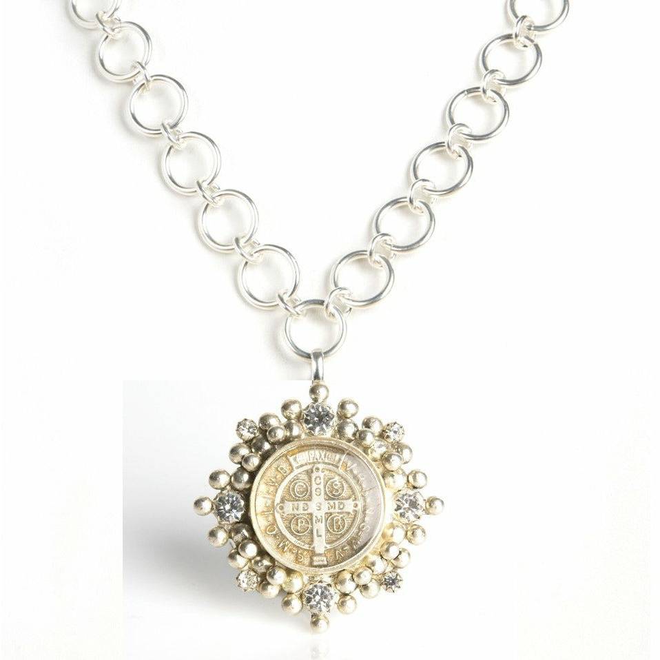 VIRGINS SAINTS AND ANGELS BETTY NECKLACE - ICE